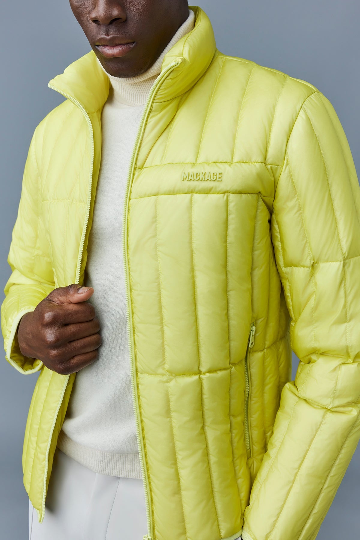 PHILIP Translucent ripstop light down jacket - 2