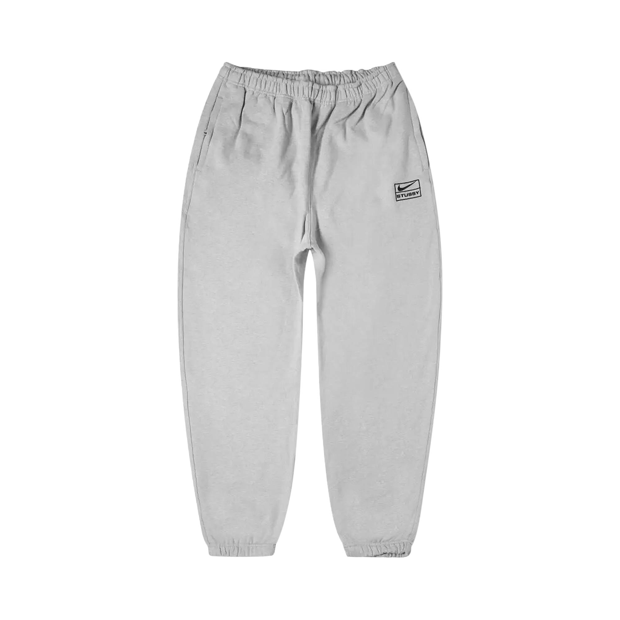 Stüssy Stussy x Nike Fleece Pant 'Grey/Black' | goat
