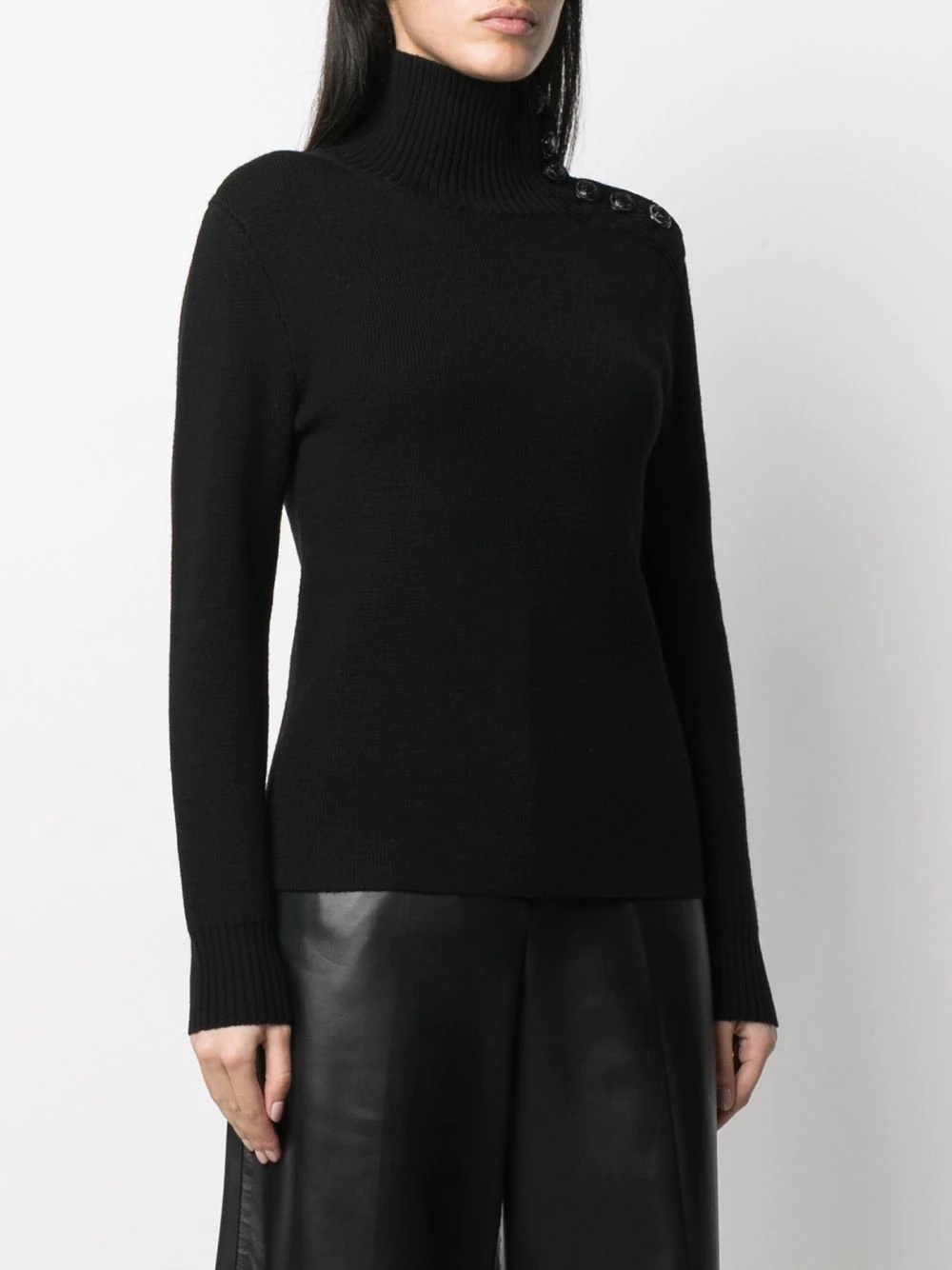 roll-neck merino wool jumper - 3
