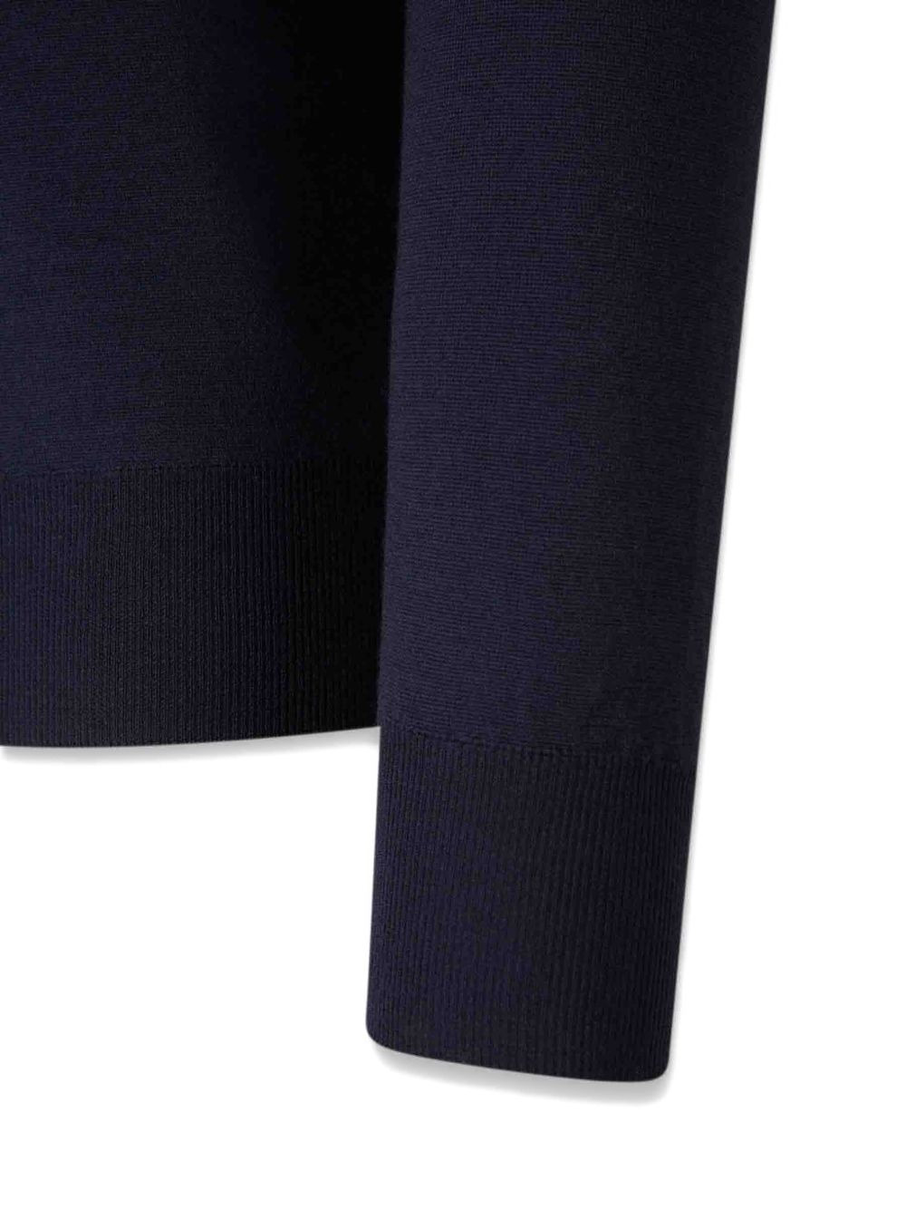 round-neck long-sleeve sweater - 4
