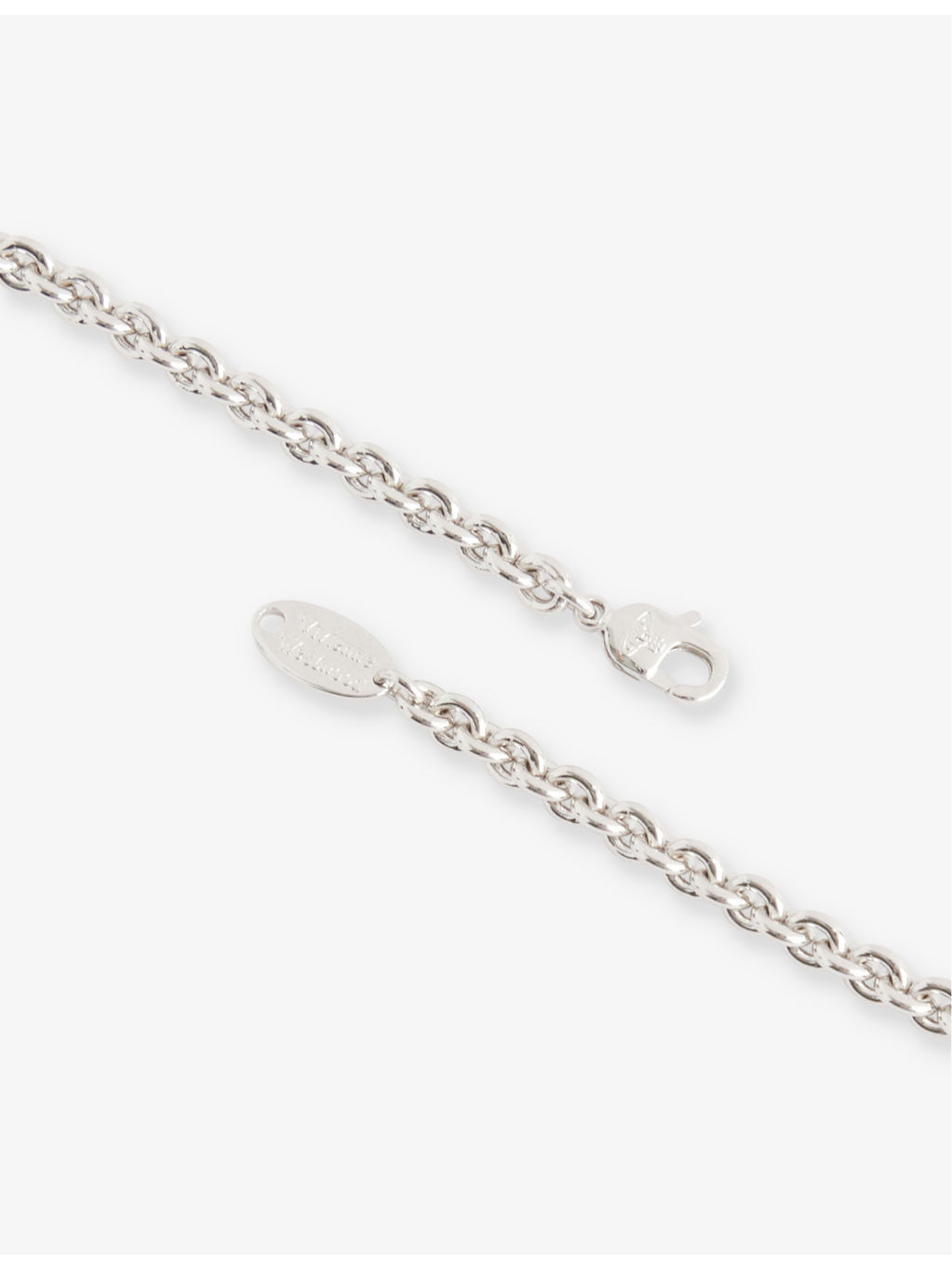 Carmela silver-tone brass and cubic zirconia crystal necklace - 4