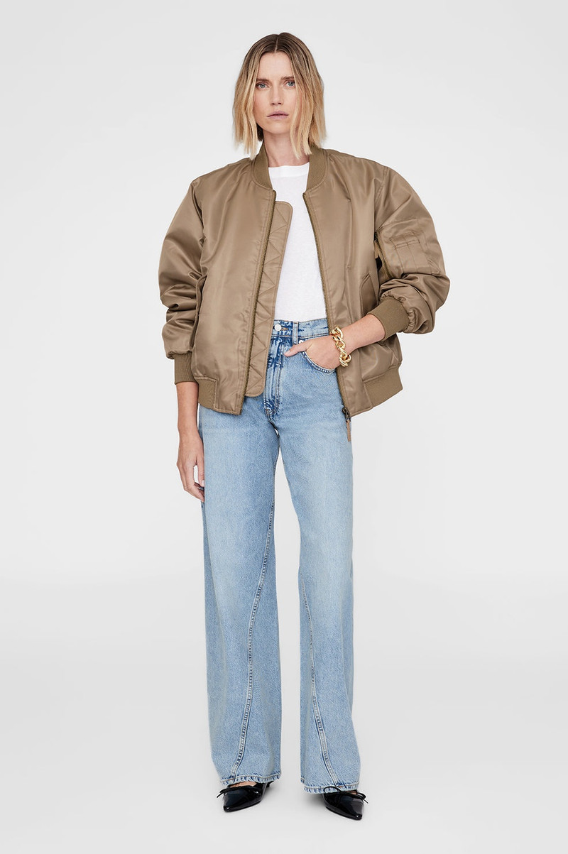 ANINE BING Leon Bomber - Sepia outlook