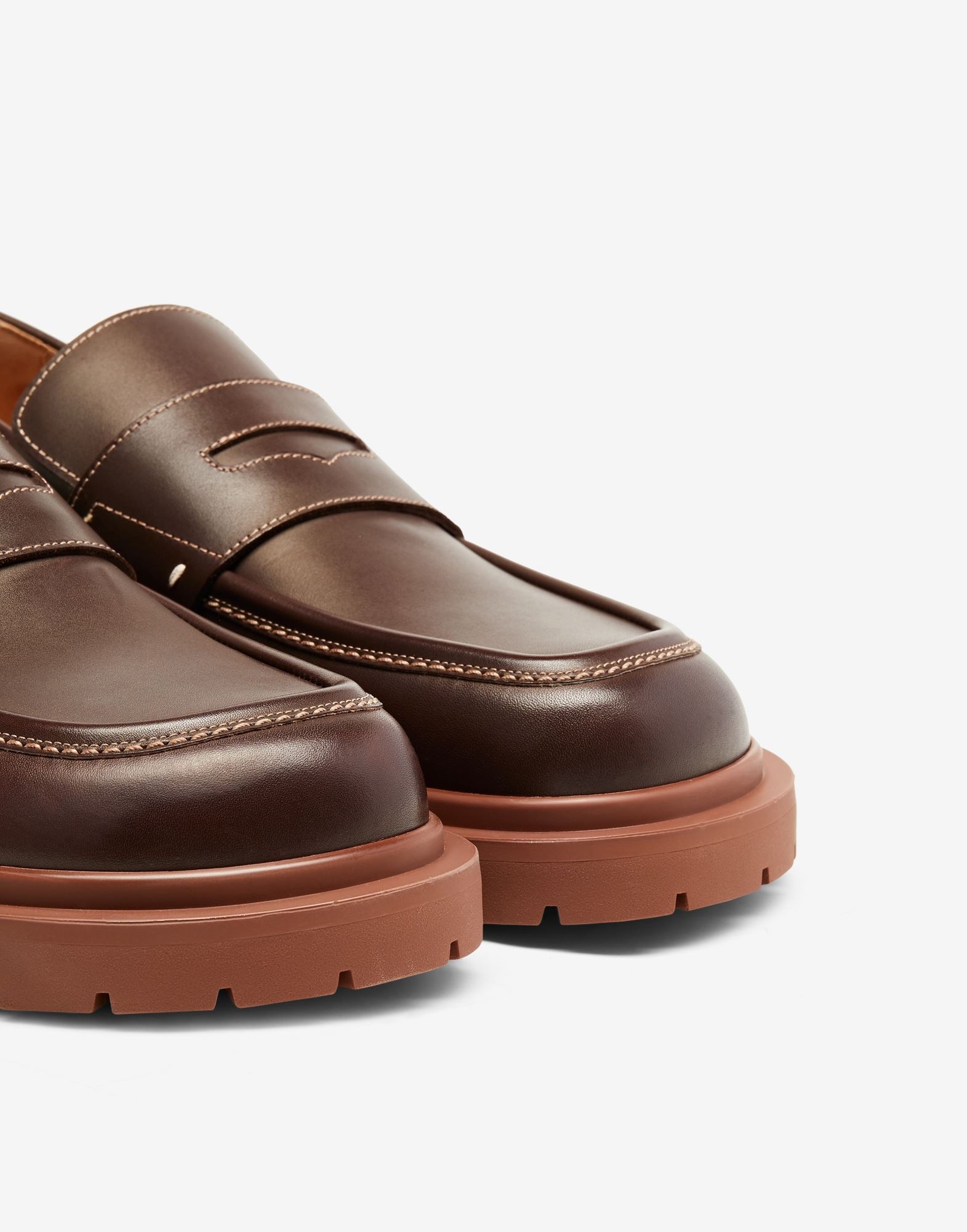 Lug sole loafers - 5