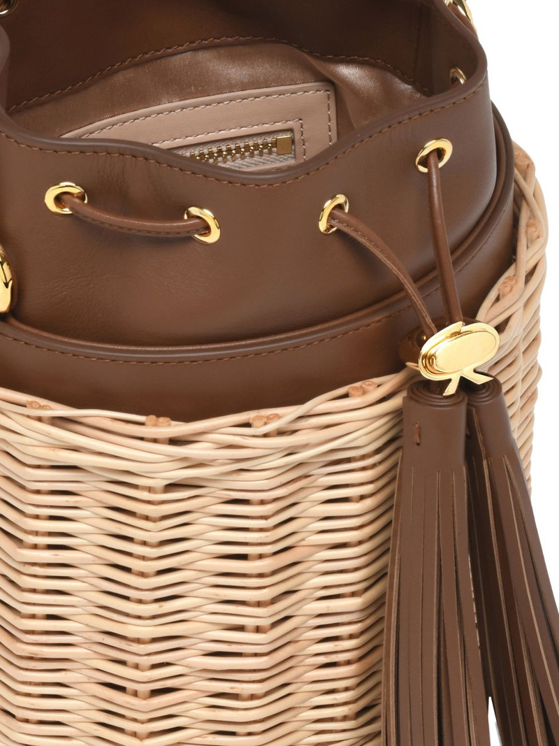tassel wicker siënna bucket bag 4