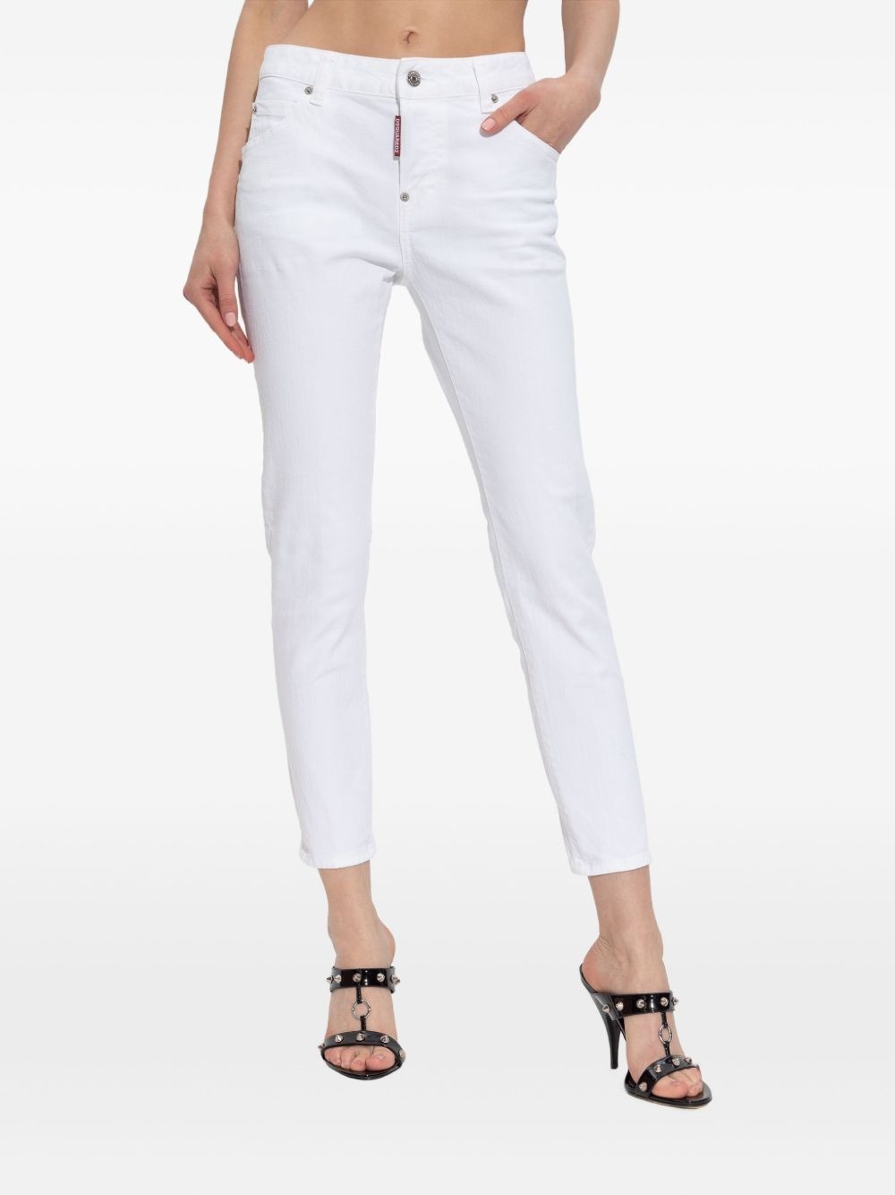 logo-patch jeans - 3