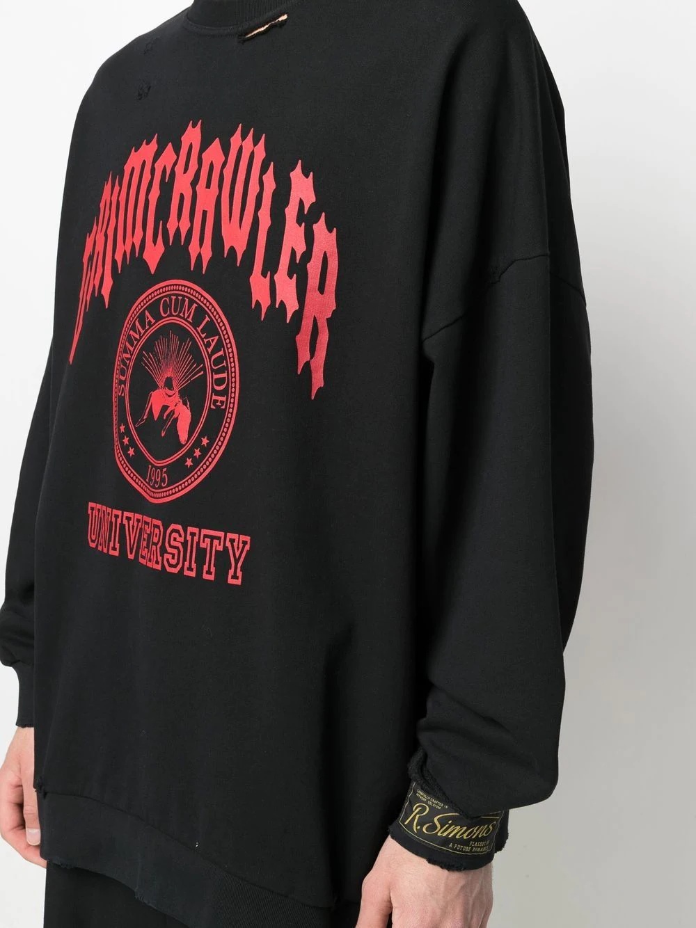 graphic-print cotton sweatshirt - 6