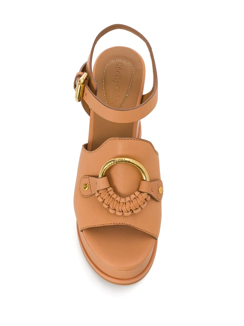 front ring wedged sandals  - 4