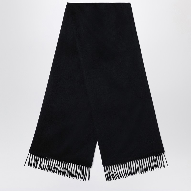 Black cashmere scarf - 1