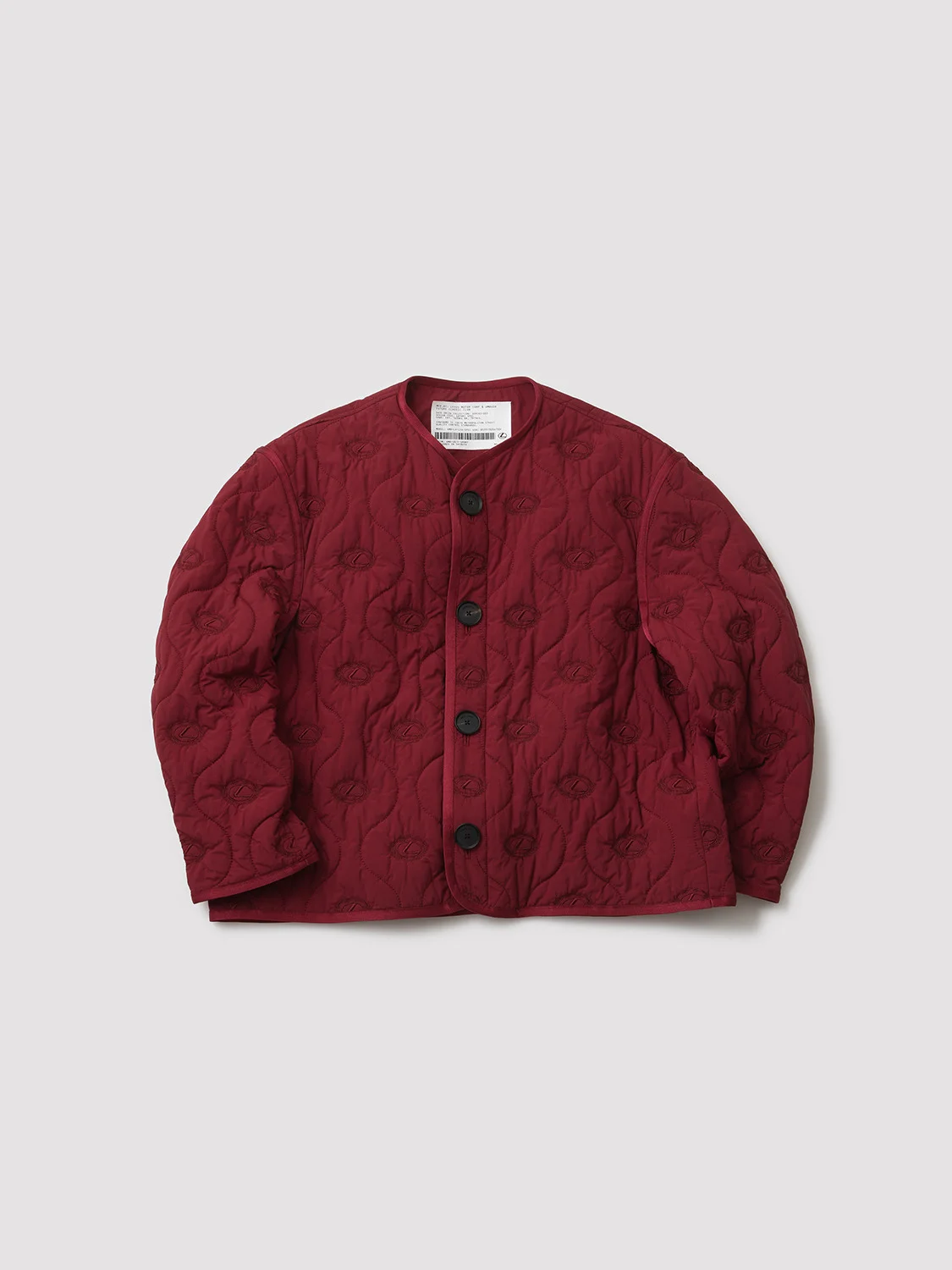 ‘SEAT MEMORY‘ RED QUILTED JACKET - 1