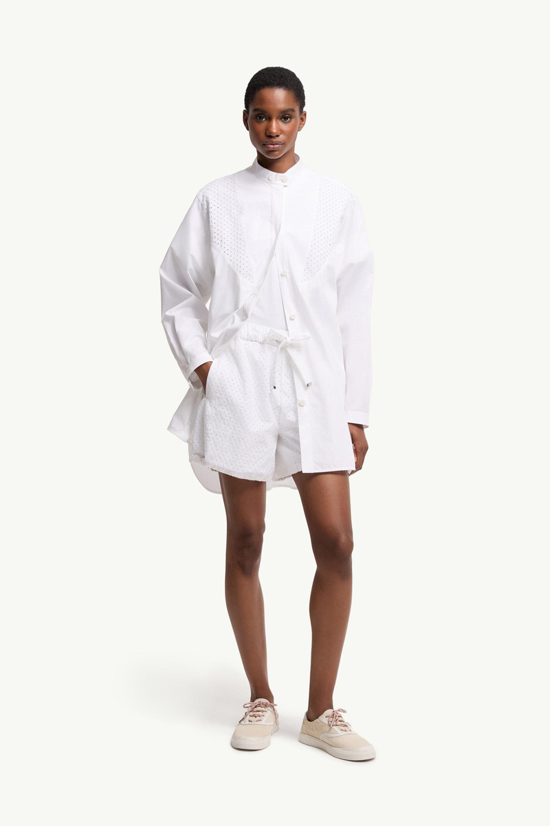 Moncler San Gallo & Cotton Poplin Shorts outlook