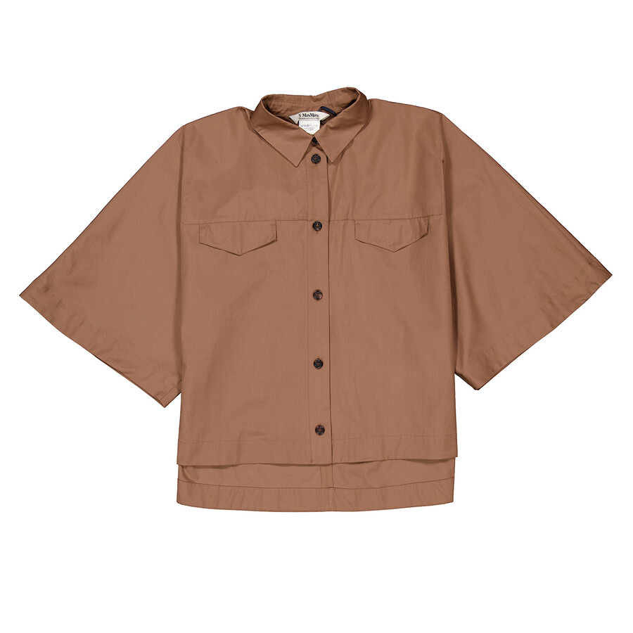 Max Mara Paprica Washed Cotton Shirt - 5