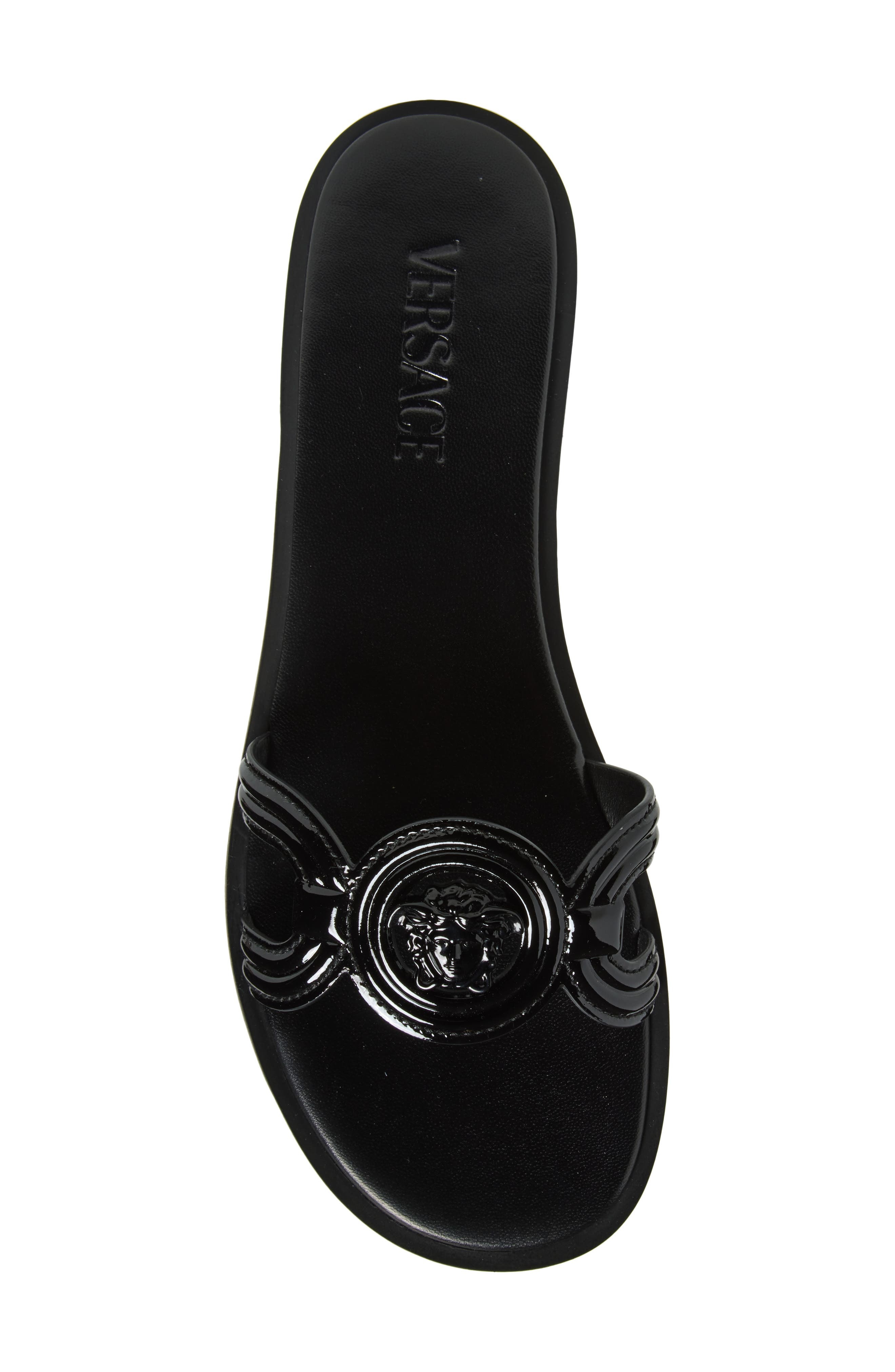 Versace Medusa '95 Slide Sandal in Black at Nordstrom - 5