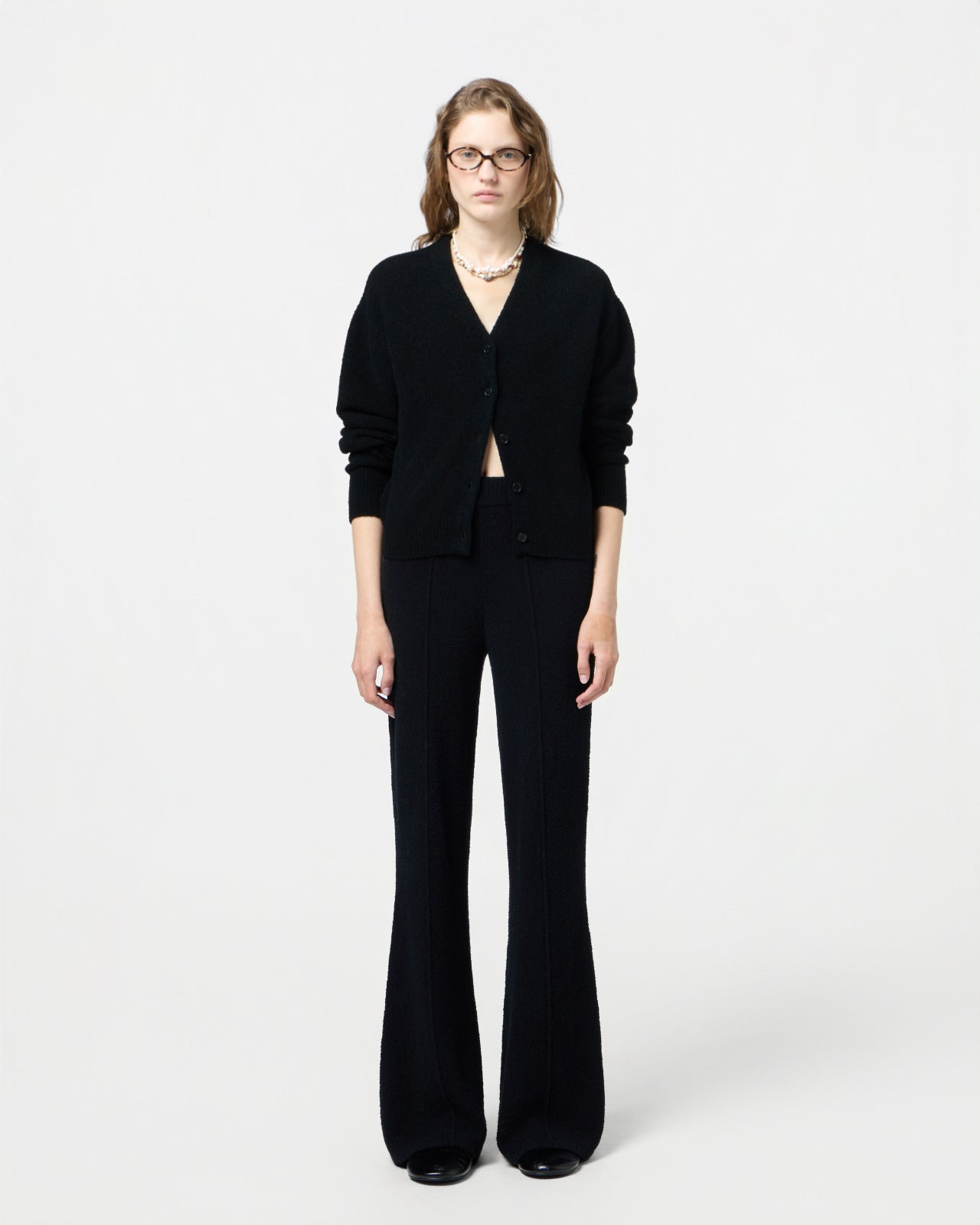 Boucle Collegiate Cardigan - 2