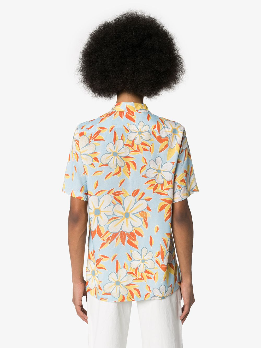 Acid Flower Aloha print bowling shirt - 4