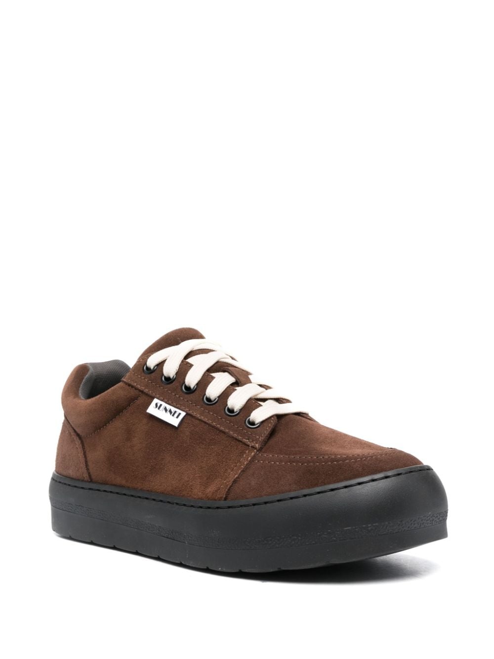 Dreamy lace-up suede sneakers - 2