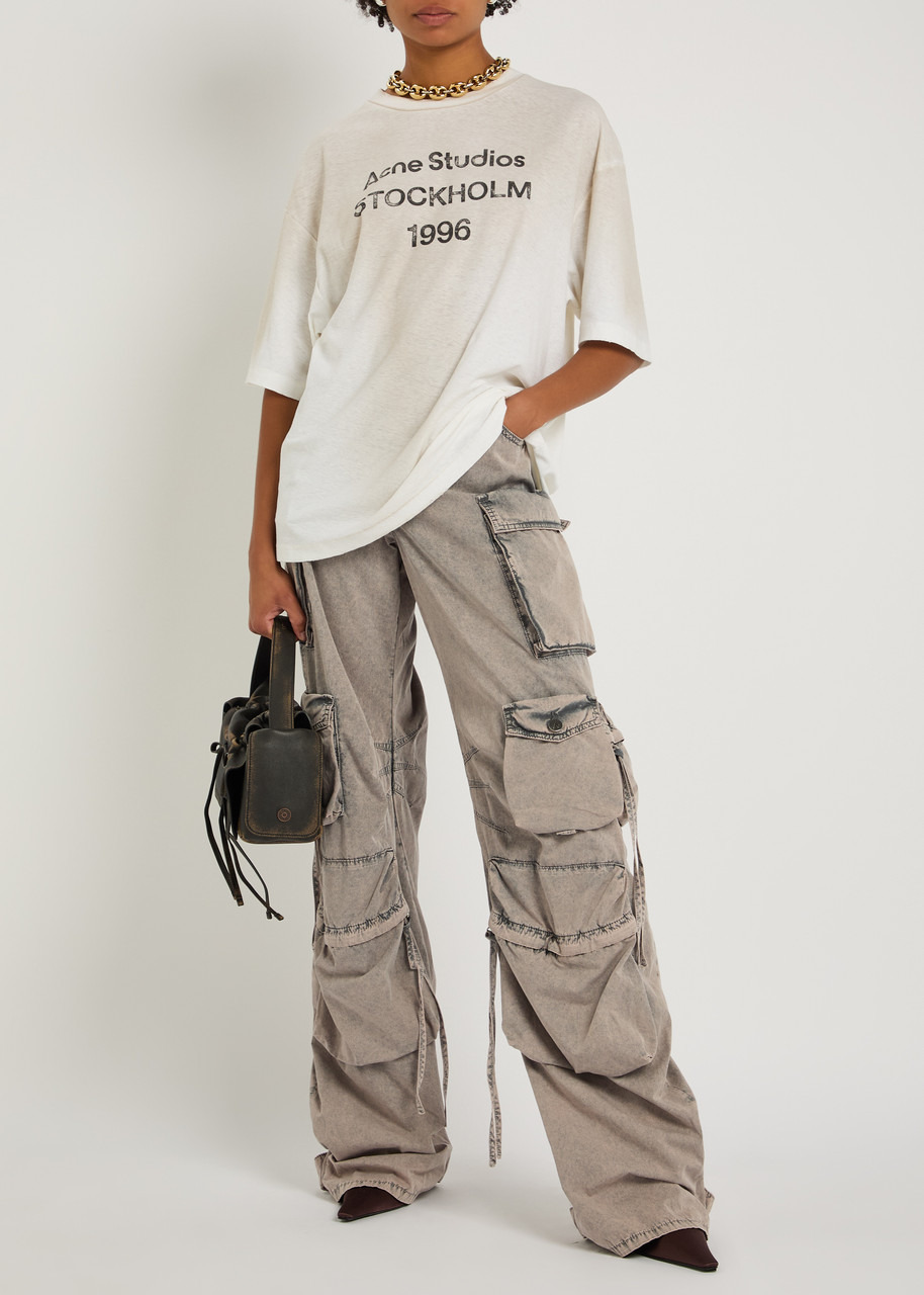 Acne Studios Logo-printed Cotton-blend T-shirt - 4
