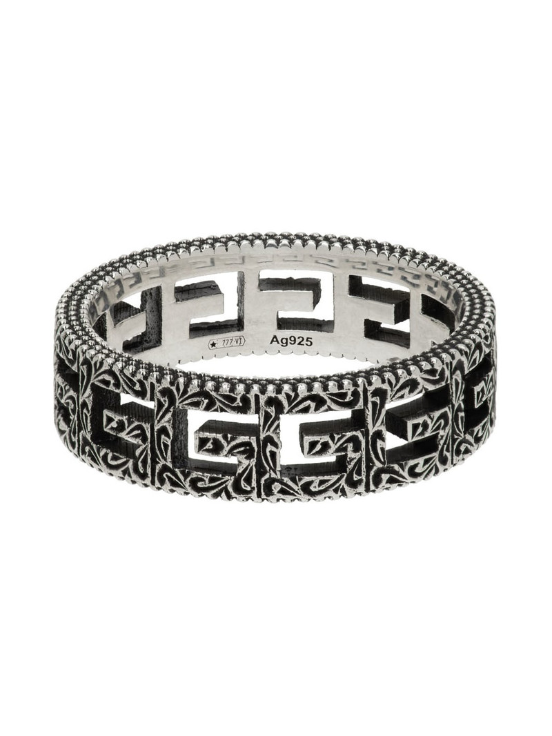 Silver Square G Ring 3