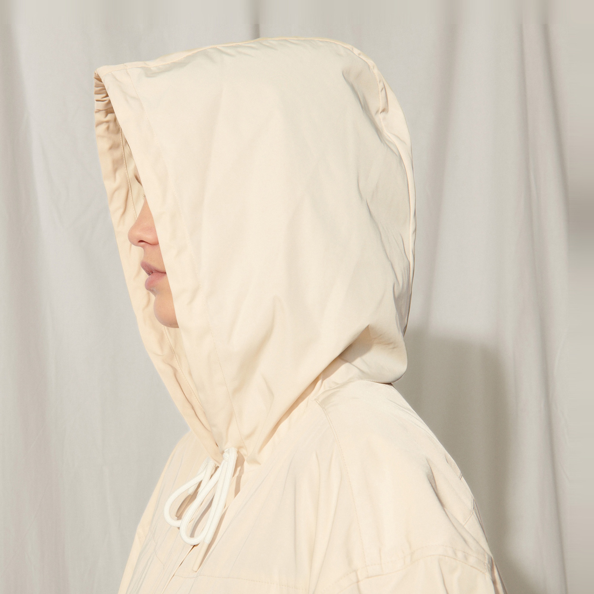 Nylon jacket with hood - 4