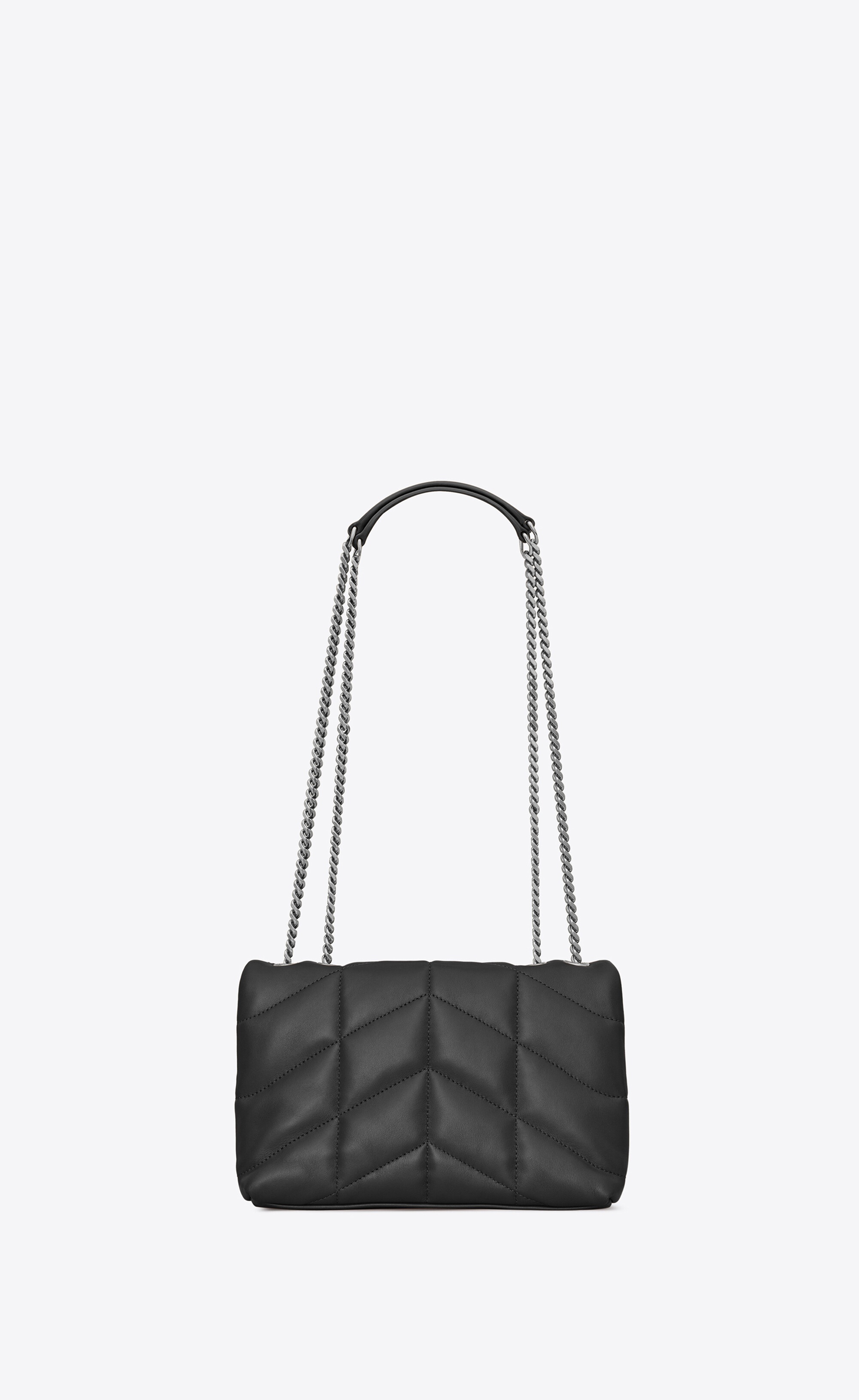 puffer toy bag in quilted lambskin - 2