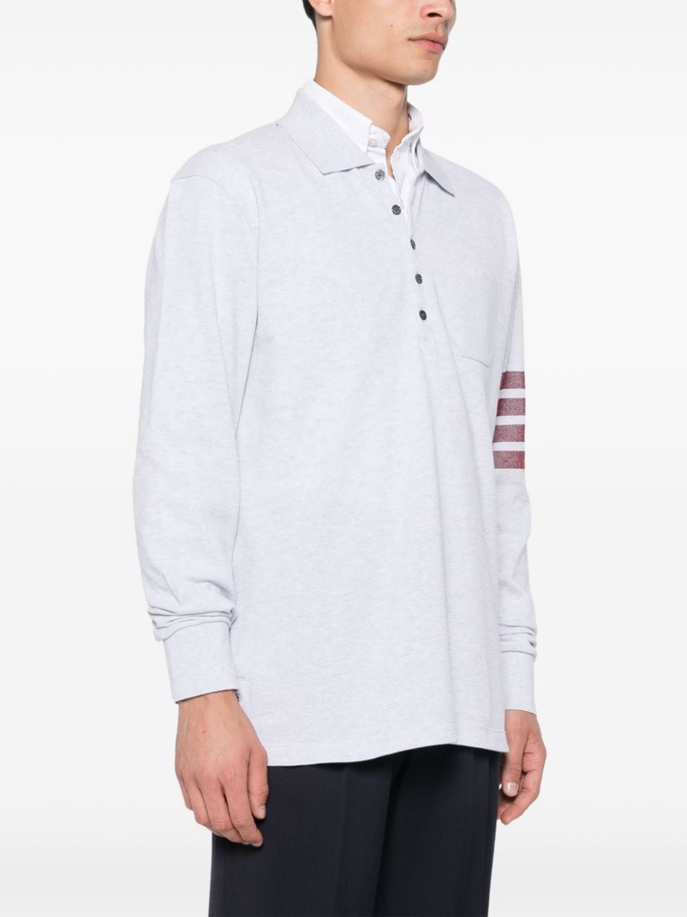 4-Bar stripe polo shirt - 3