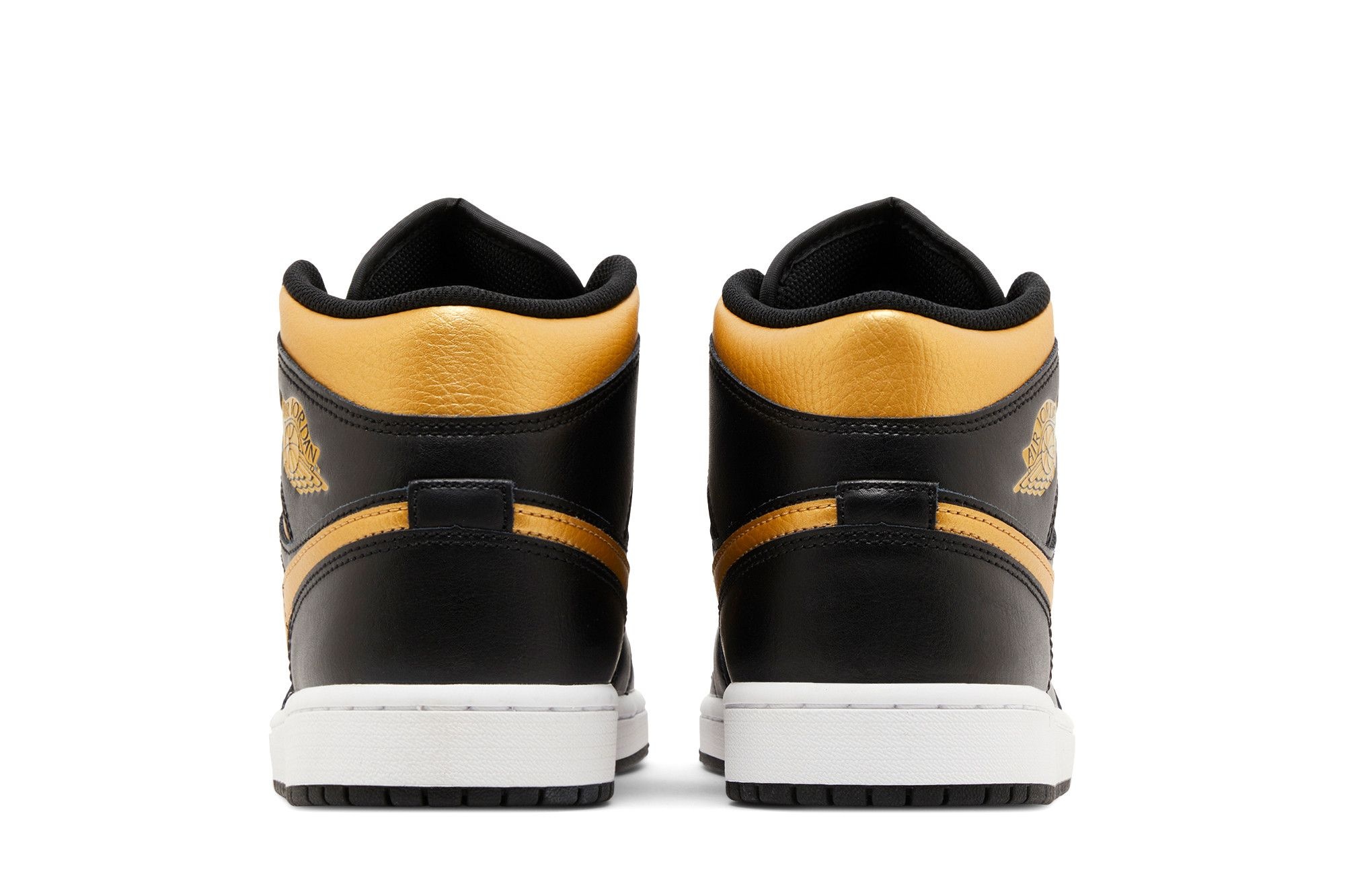 Air Jordan 1 Mid 'Black Metallic Gold' - 6
