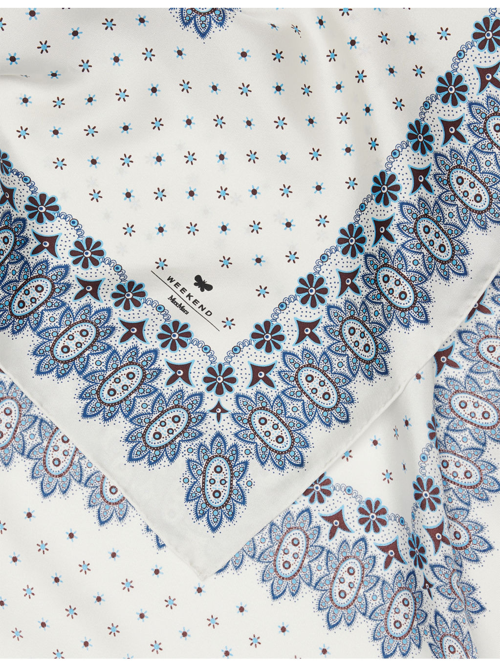 Onesto Graphic-Print Twill Silk Scarf - 2