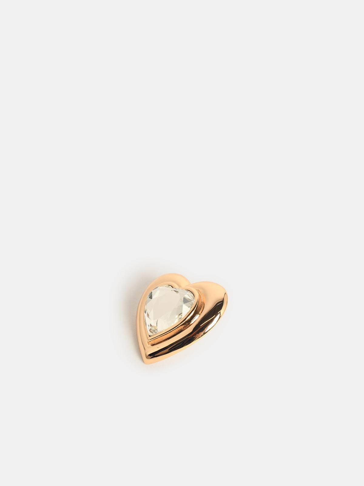 CUORE' GOLD-PLATED BRASS EARRINGS - 3