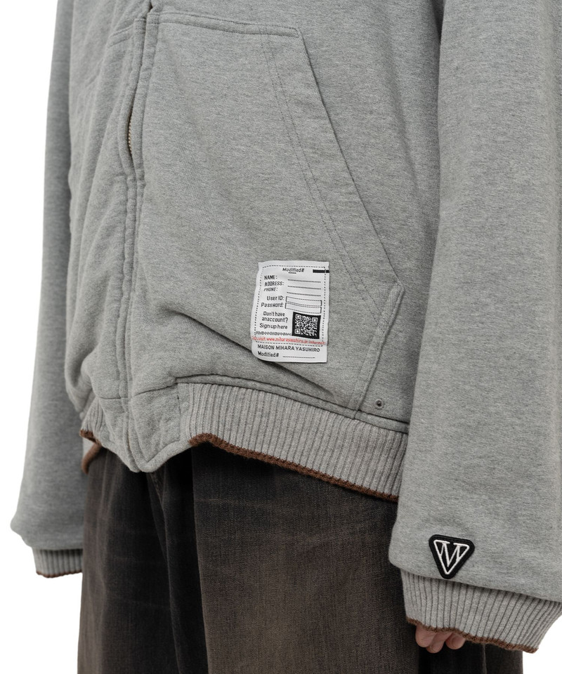 Reversible Hoodie Layered Souvenir Jacket 24