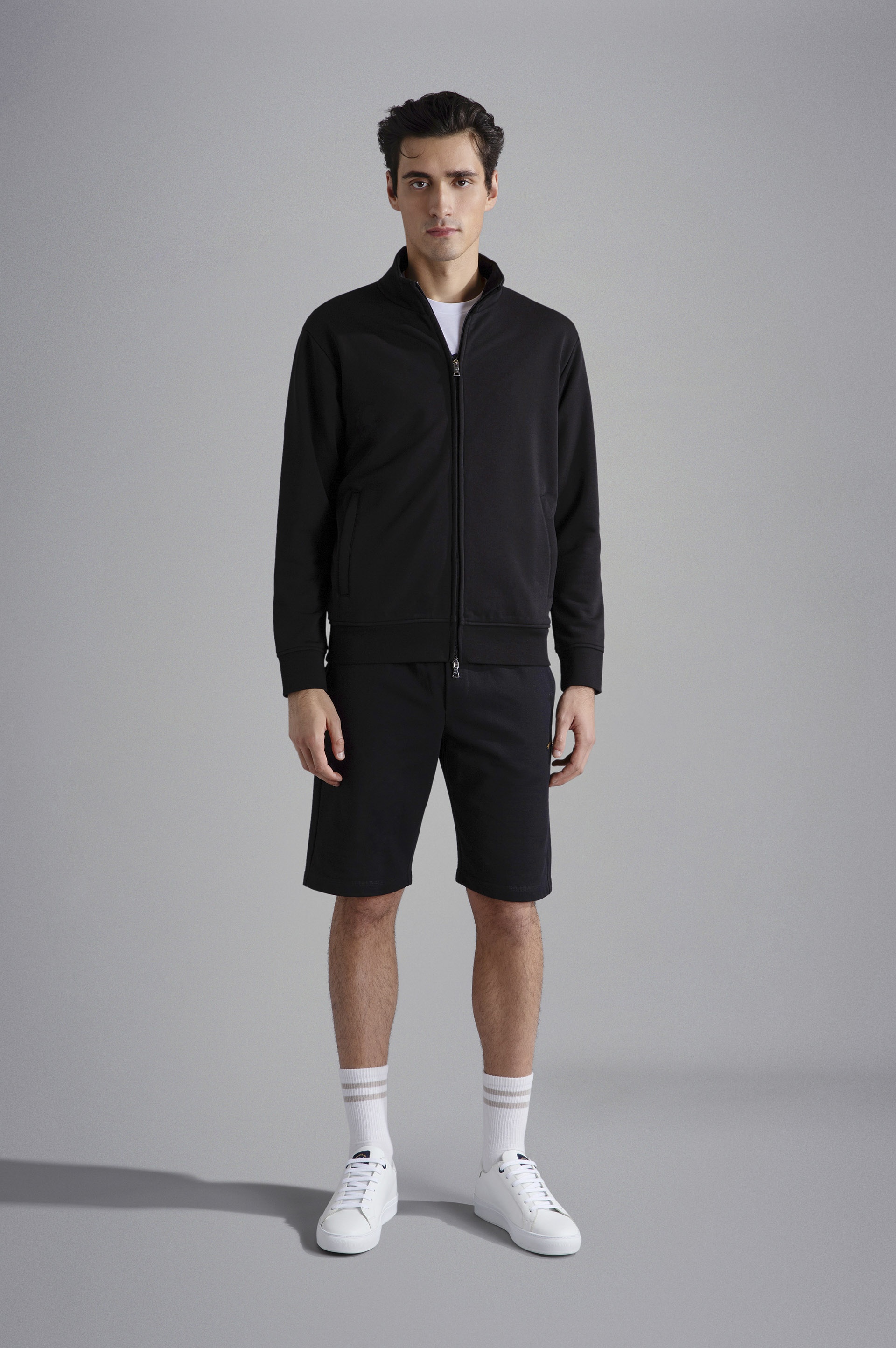 COTTON FULL ZIP SWEATSHIRT - 2