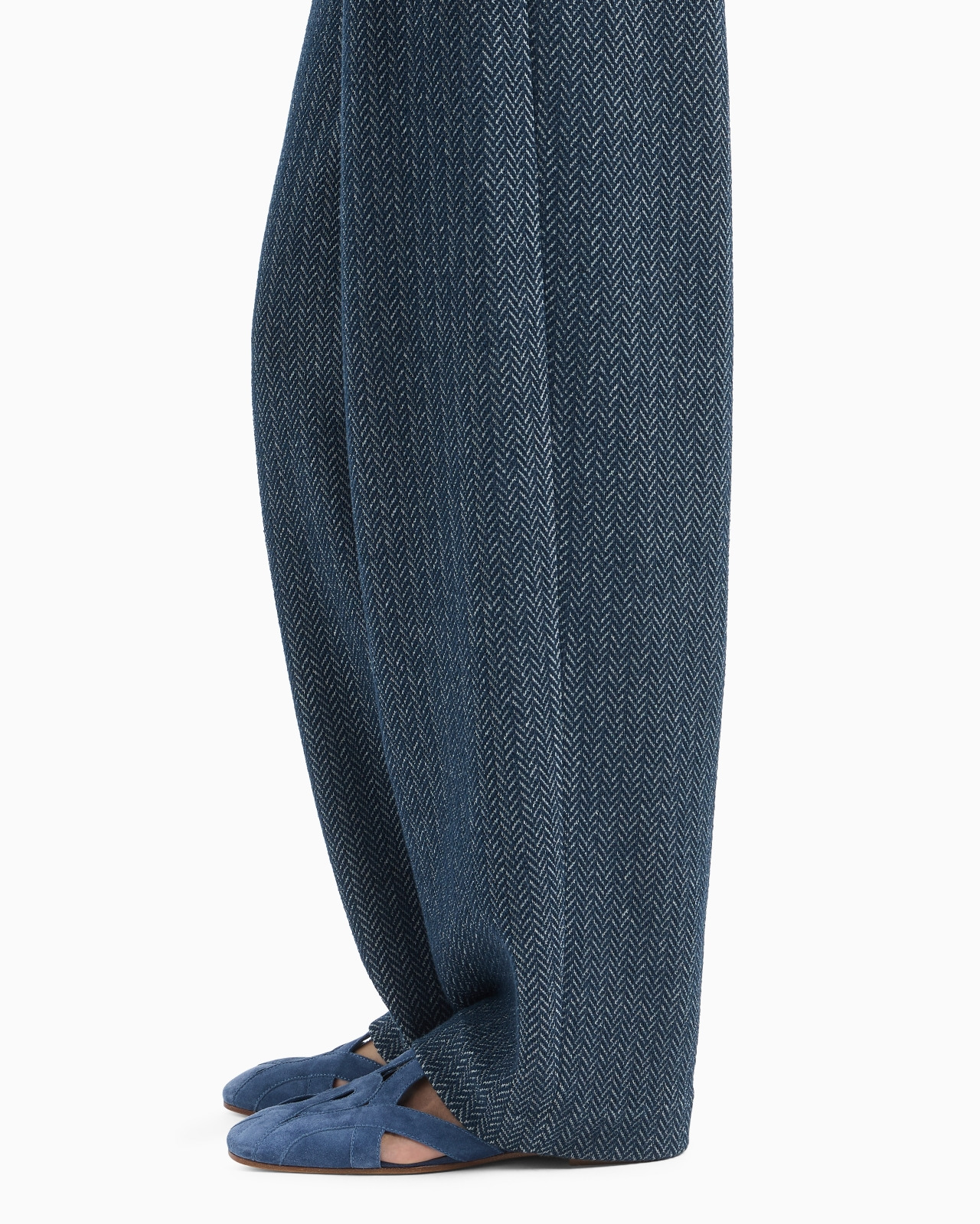 CHEVRON-MOTIF JERSEY TROUSERS - 5