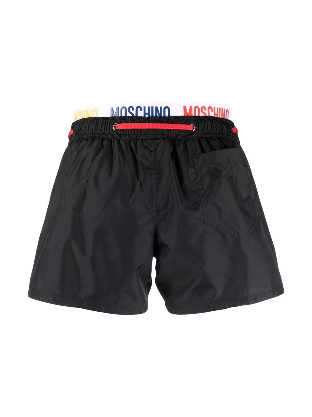 logo-waistband swim shorts - 2