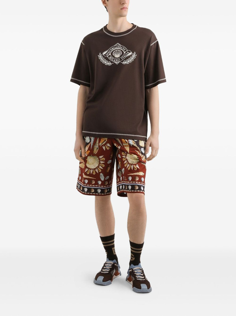 Dolce & Gabbana logo-stamp T-shirt outlook
