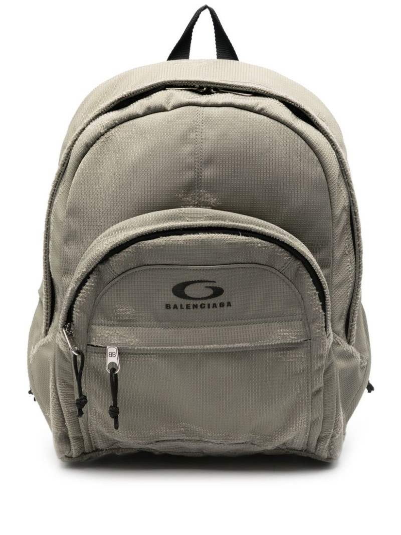 distressed-effect backpack 1