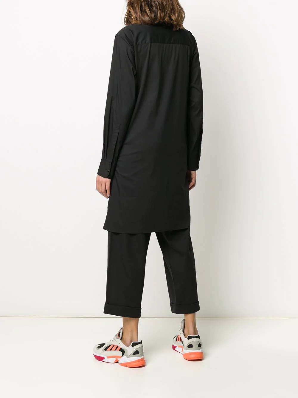 Yohji Yamamoto longline shirt  - 4