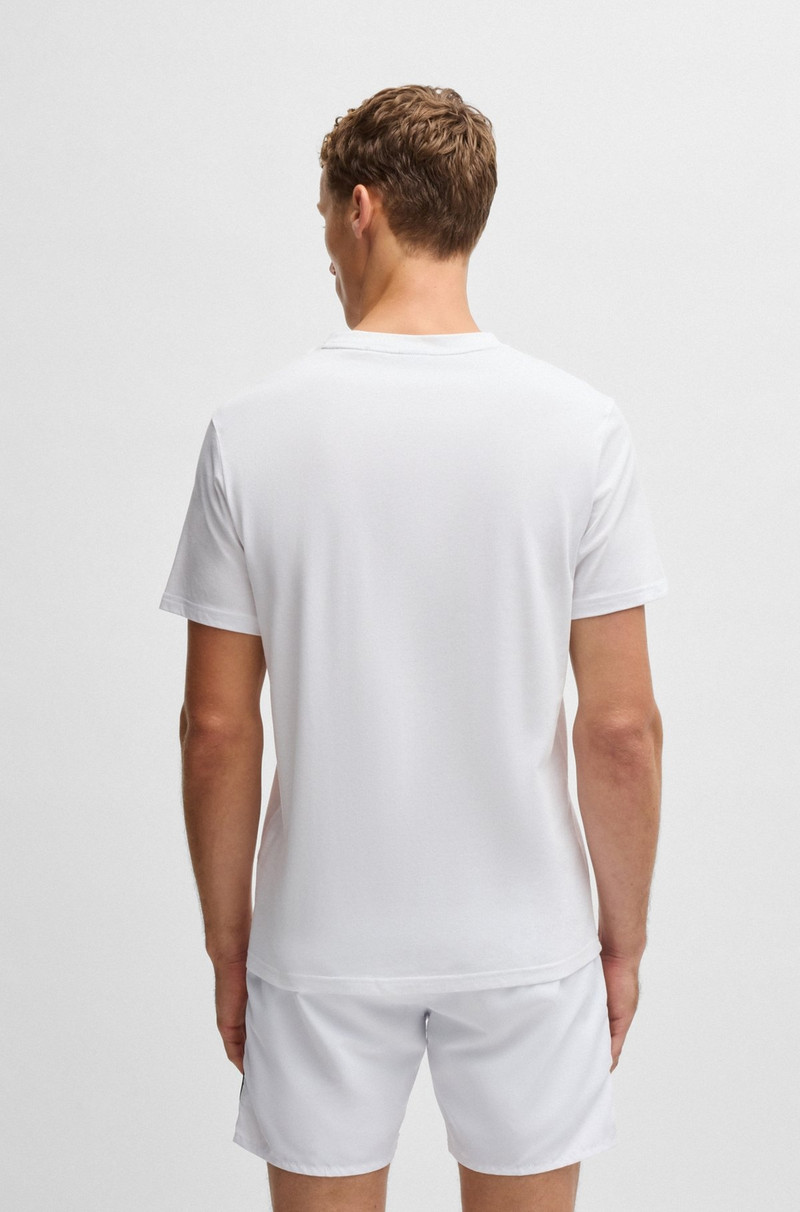 BOSS COTTON-JERSEY REGULAR-FIT T-SHIRT WITH SPF 50+ UV PROTECTION outlook