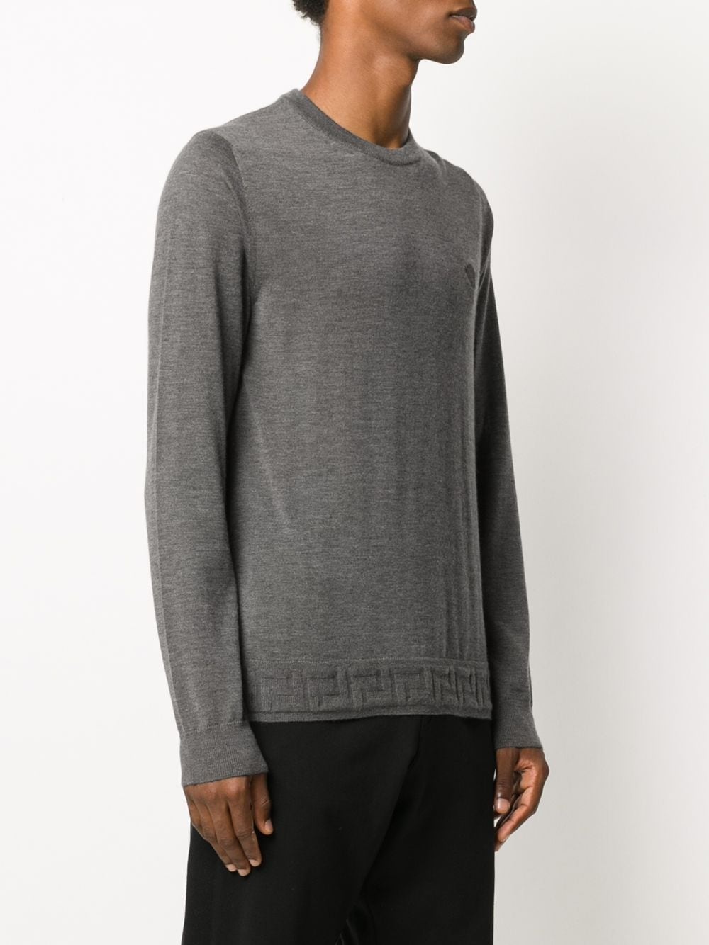 Grecca Accent crew-neck jumper - 3