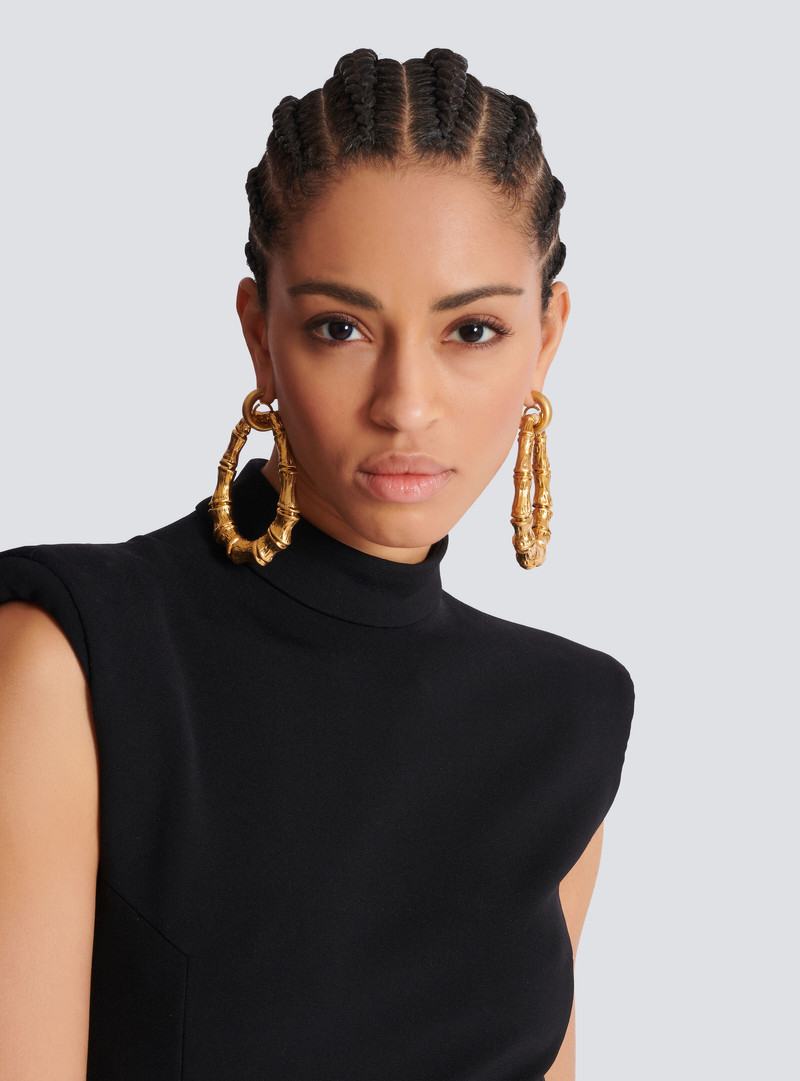 Balmain Bamboo hoop earrings outlook