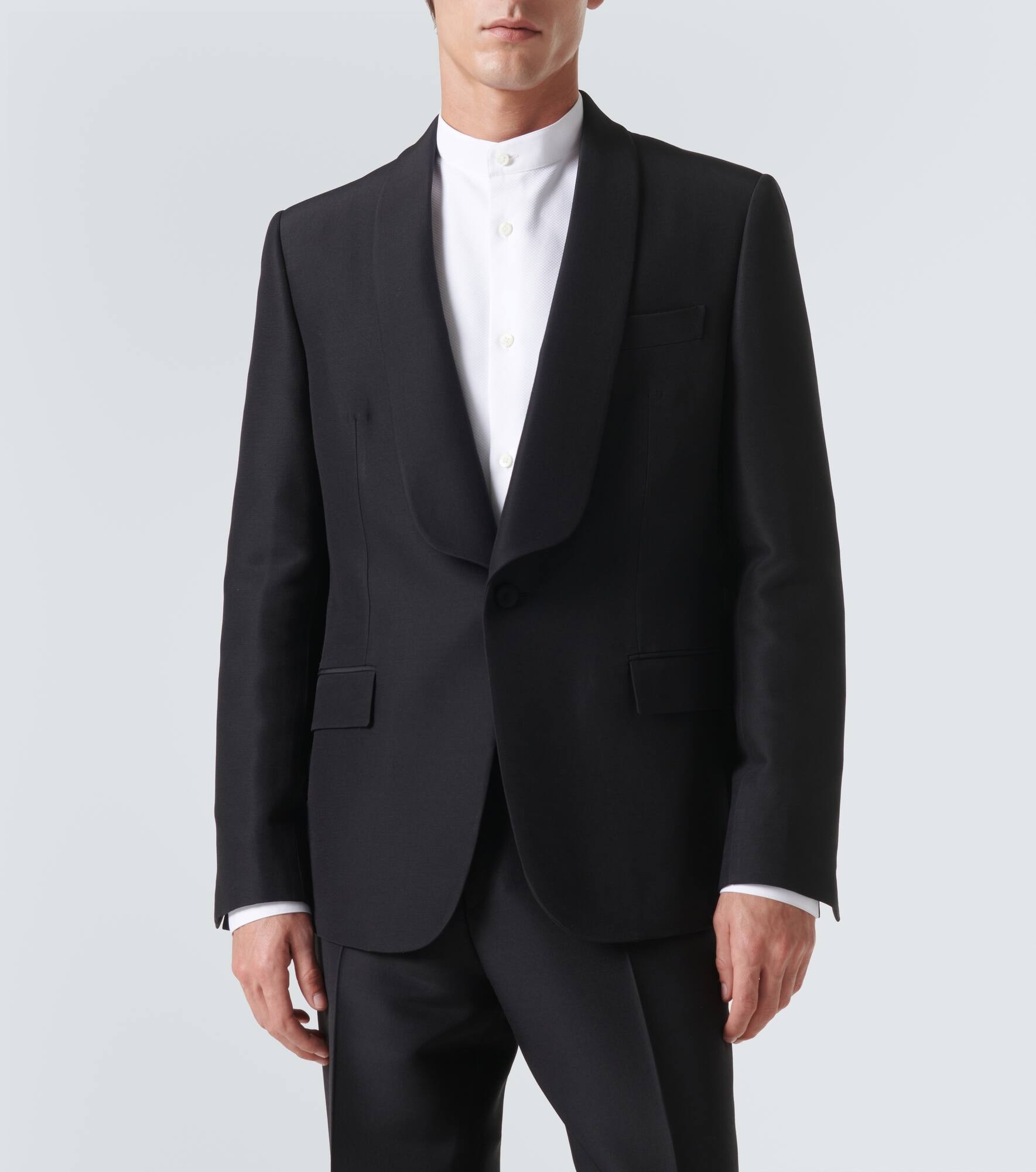 Cashmere and silk suit jacket - 4