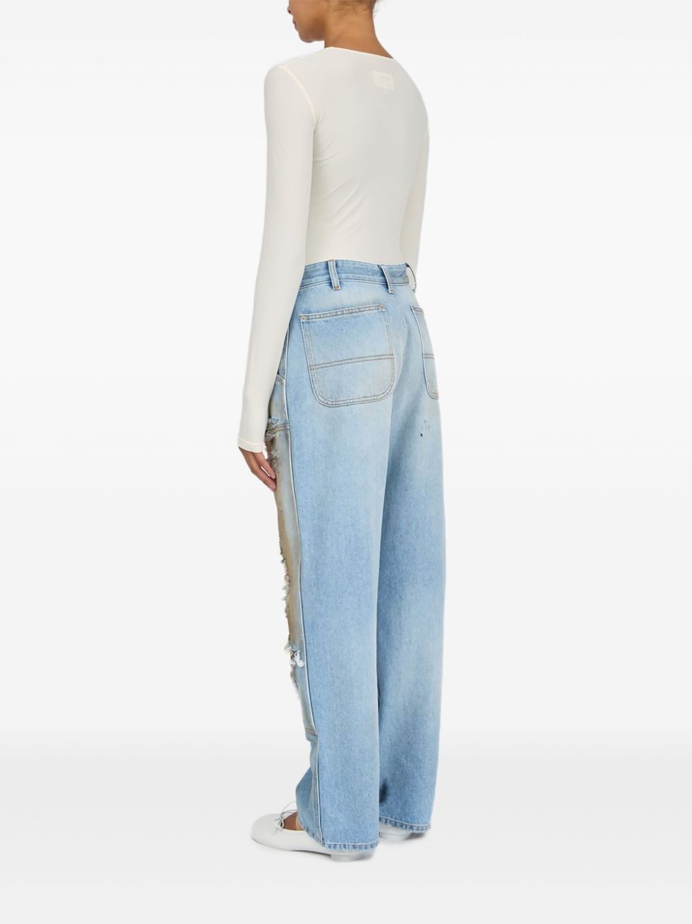 distressed jeans - 6