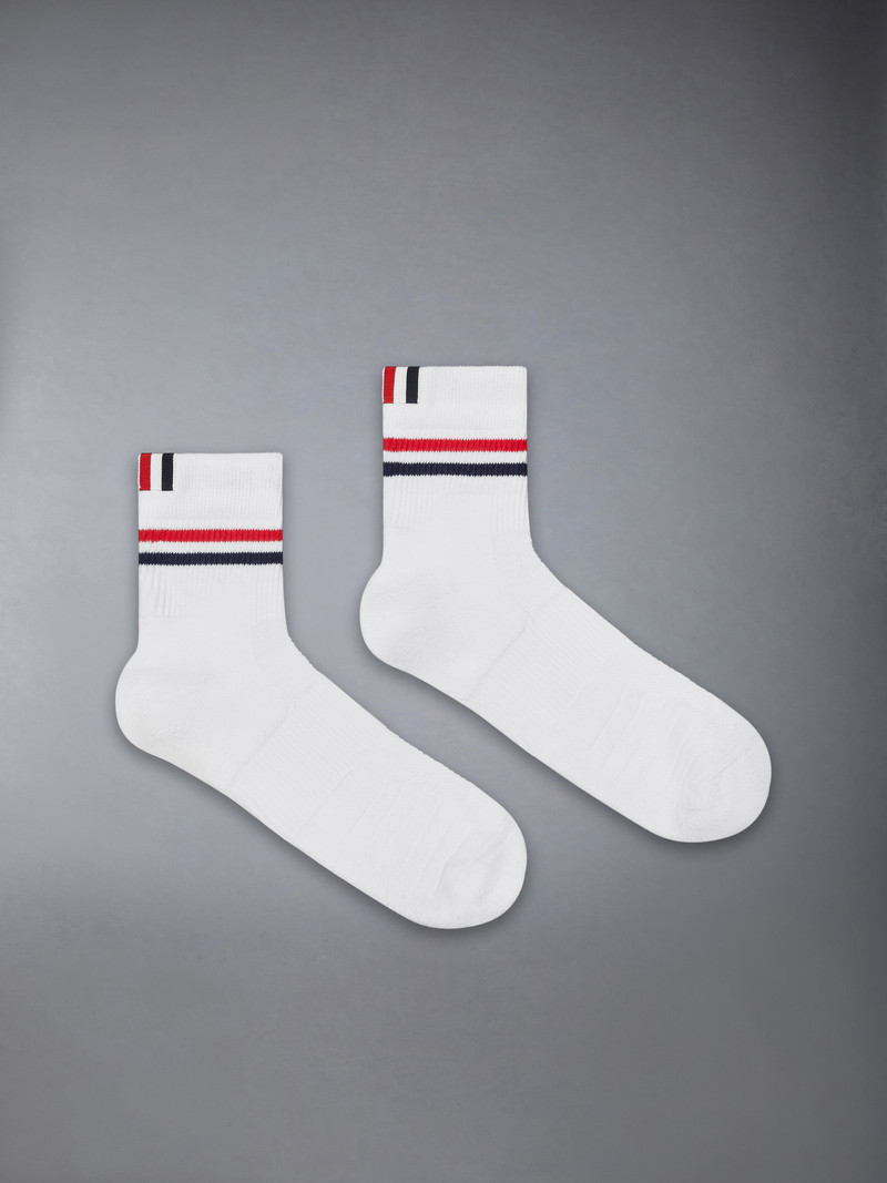 RWB STRIPE ATHLETIC ANKLE SOCKS 1