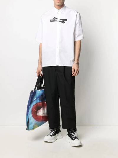 JUUN.J layered-ankle trousers outlook