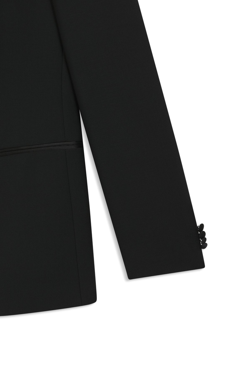 TWO-PIECE TUXEDO SUIT IN AN ITALIAN WOOL BLEND 9