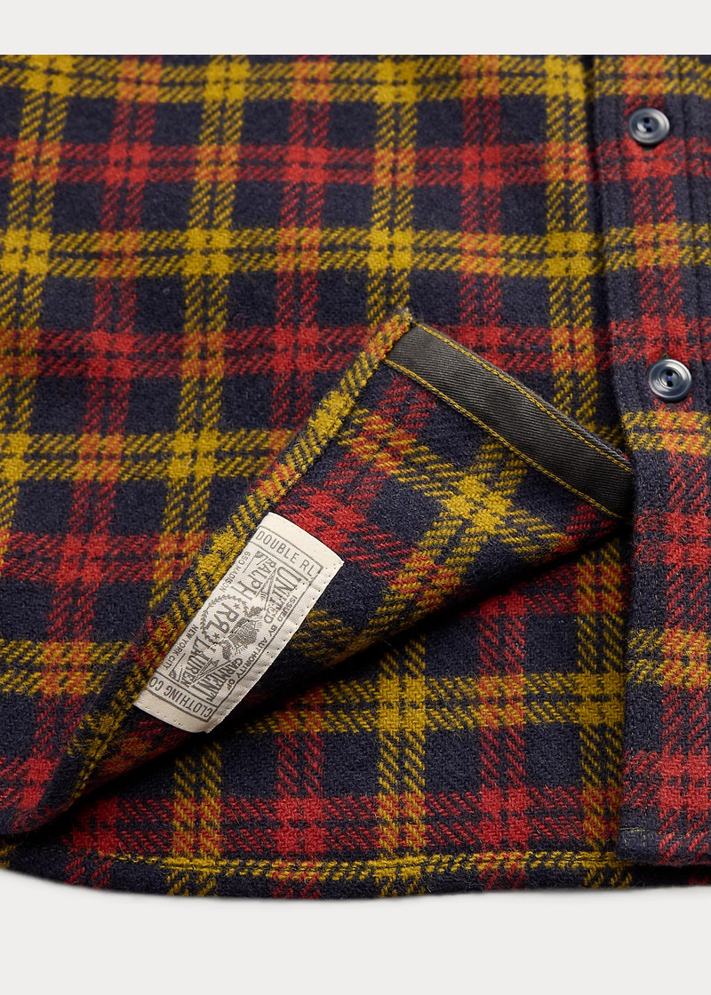 Checked Wool Twill Workshirt 4