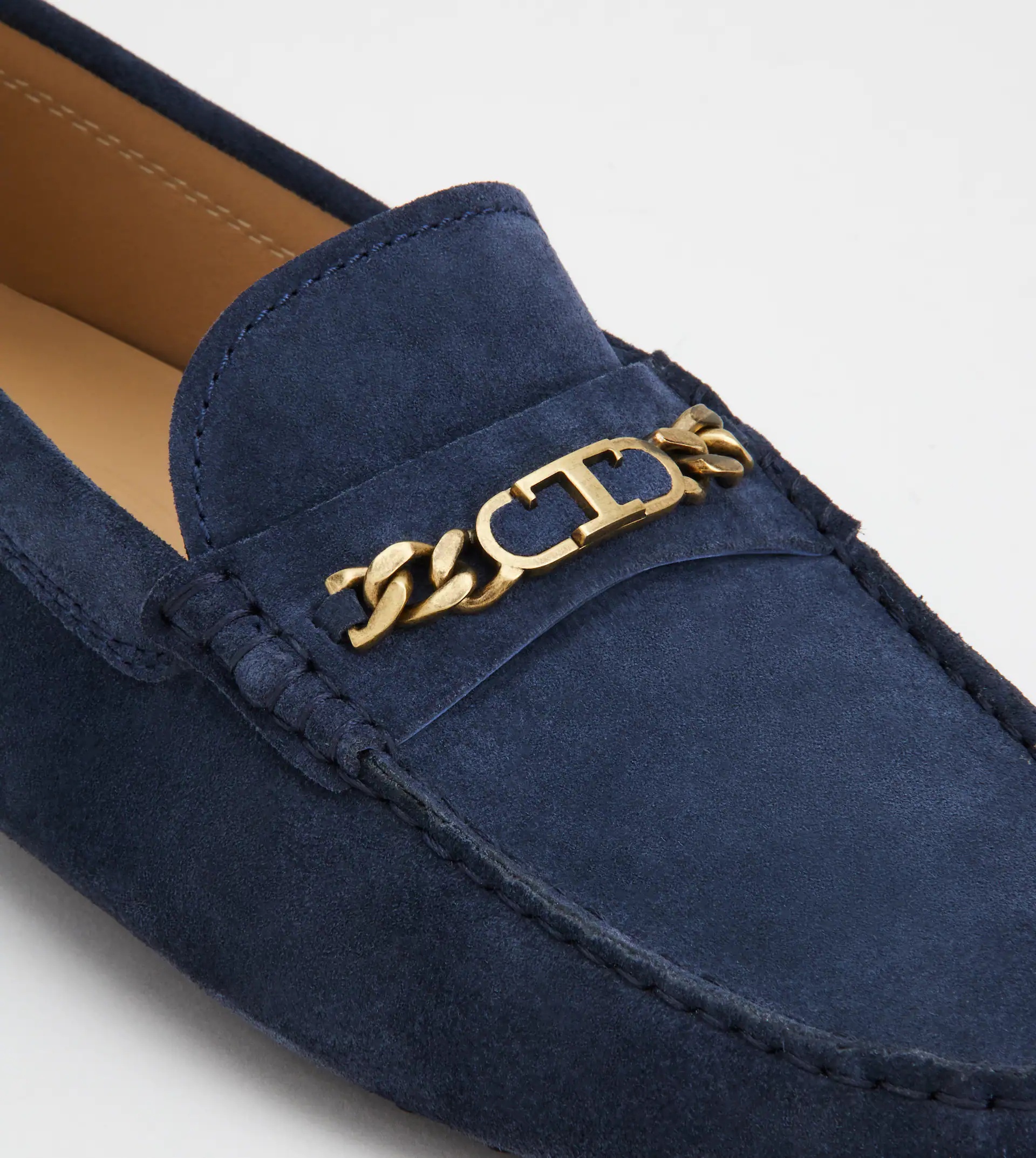 GOMMINO DRIVING SHOES IN SUEDE - BLUE - 7