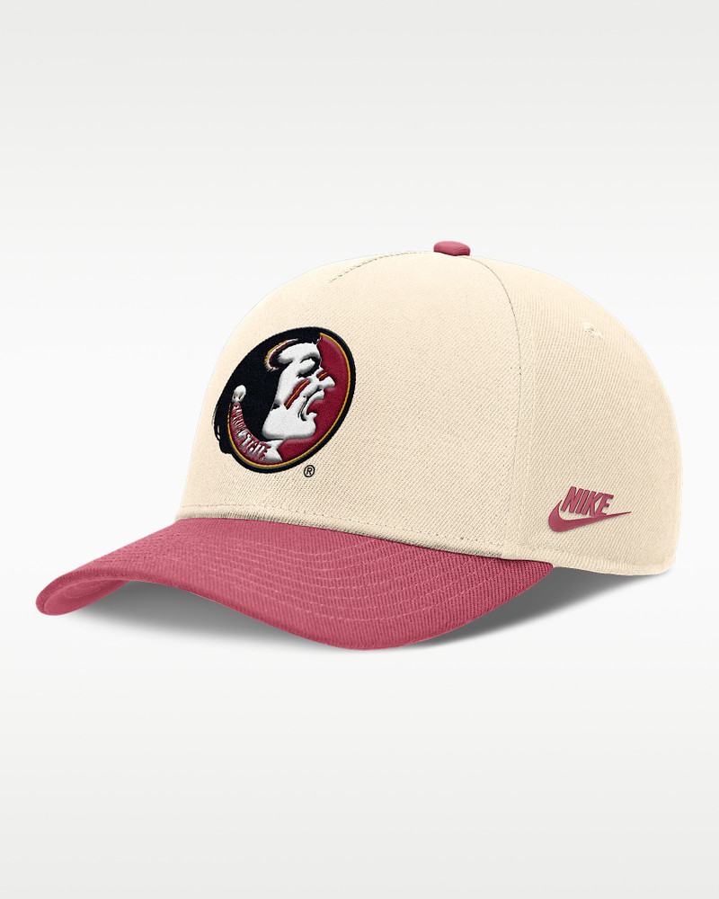 Florida State Primetime Rise Academic Men's Nike Dri-FIT College Adjustable Hat 1