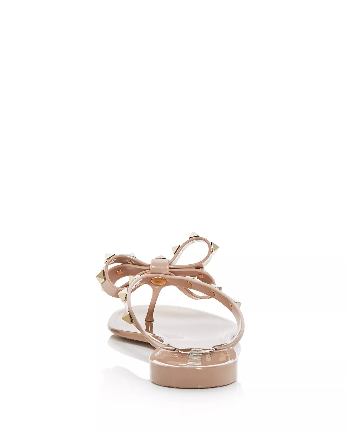 Women's Summer Rockstud PVC Thong Sandals - 5