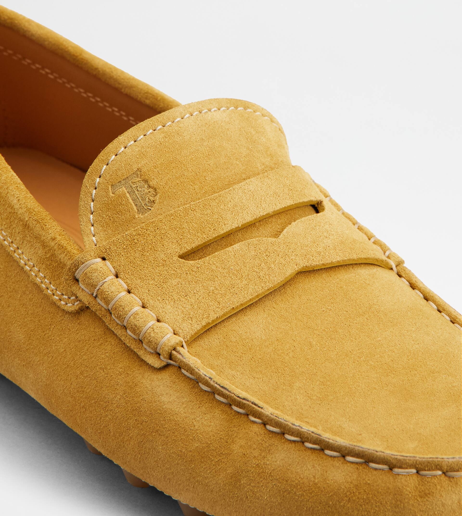 TOD'S GOMMINO BUBBLE IN SUEDE - YELLOW - 6