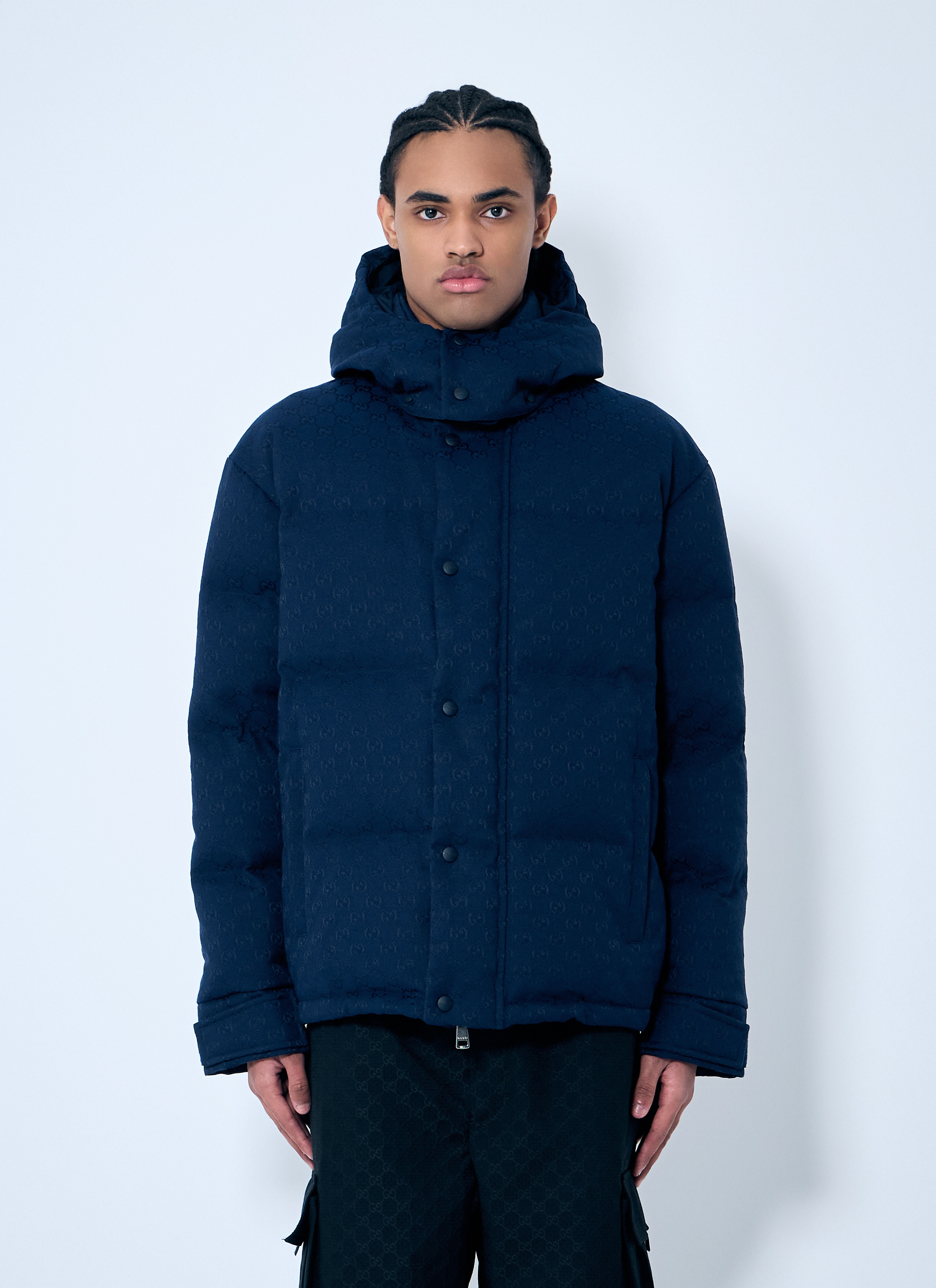 GG Canvas Down Jacket - 1