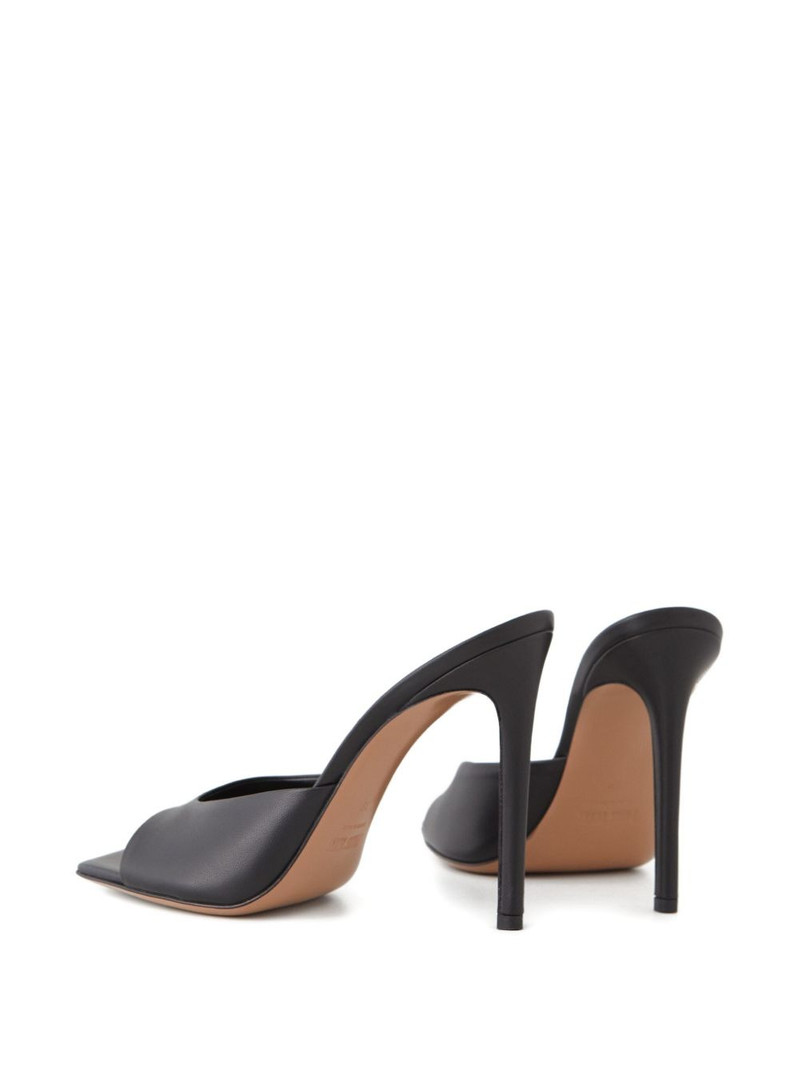 검정 Stiletto Heeled 샌들 3