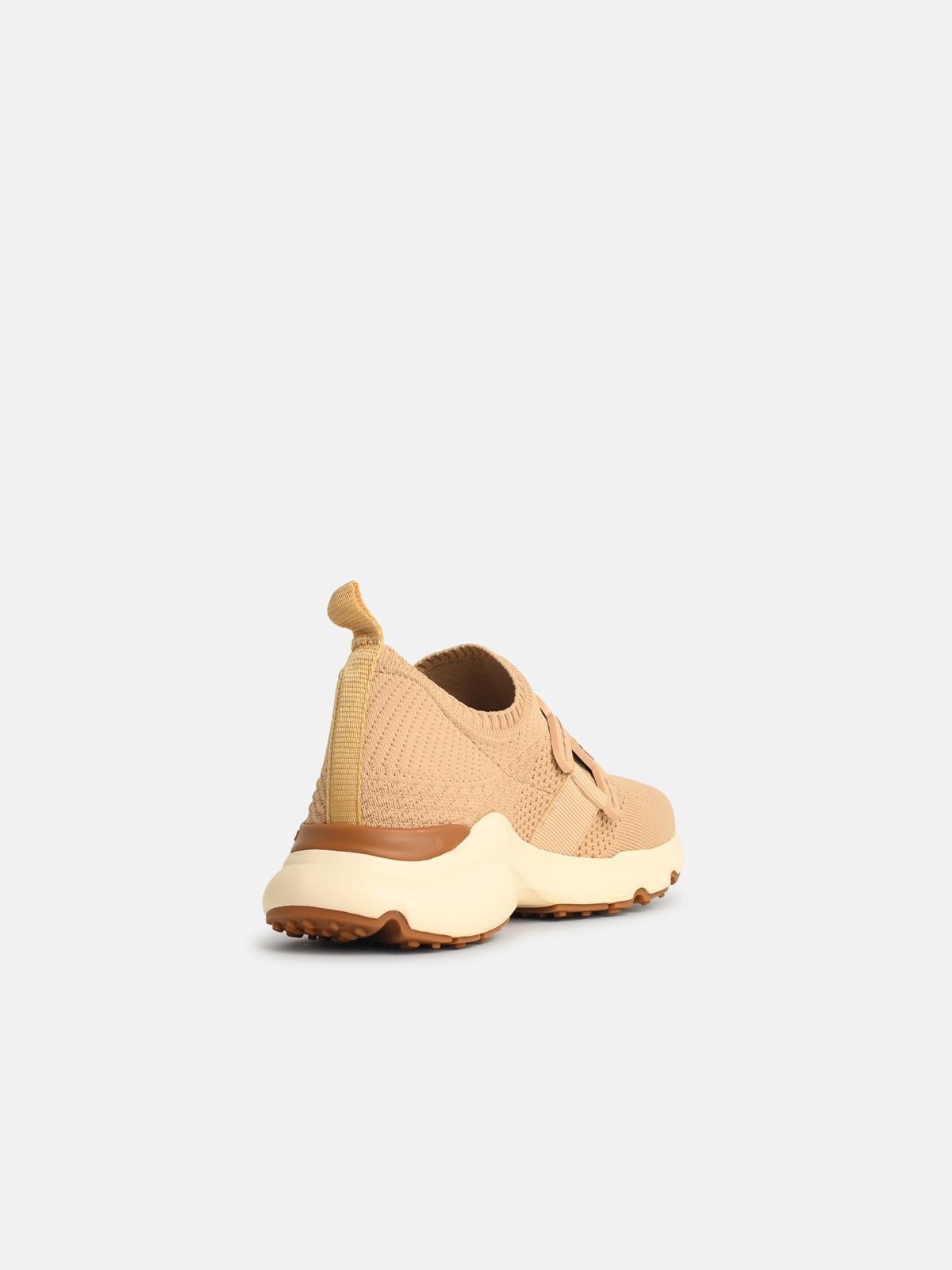'KATE' SNEAKERS IN BEIGE TECHNICAL FABRIC - 3